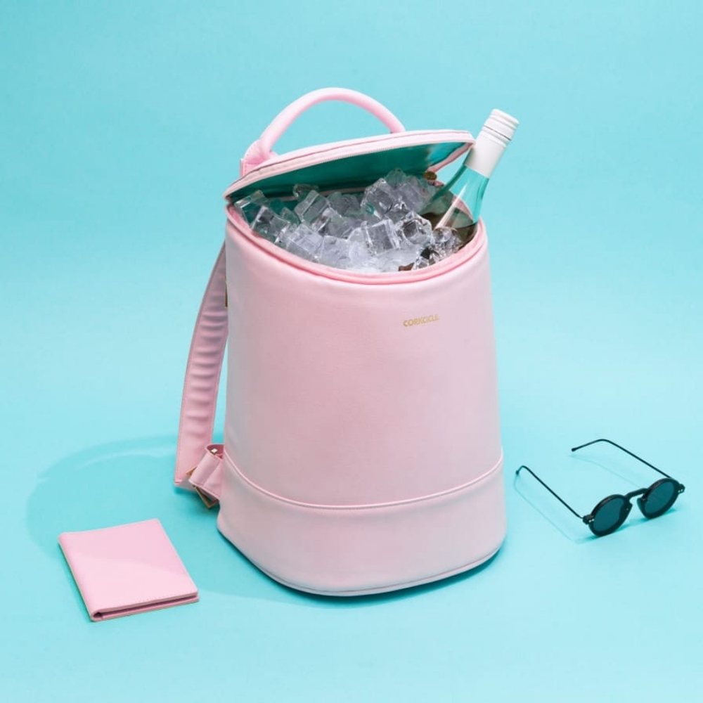 NWT - Corkcicle EOLA BUCKET COOLER BAG-Rose Quartz